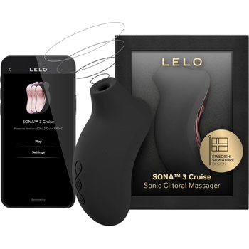LELO Sona 3 Cruise - вълнообразен клиторен стимулатор (черен)