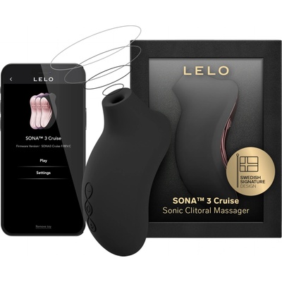 LELO Sona 3 Cruise - вълнообразен клиторен стимулатор (черен)