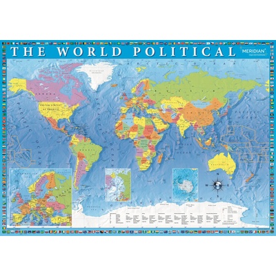Trefl - Puzzle Political Map of the World - 2 000 piese