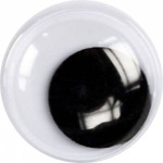 TITANUM Eyes without glue and rzes 20mm 20pcs
