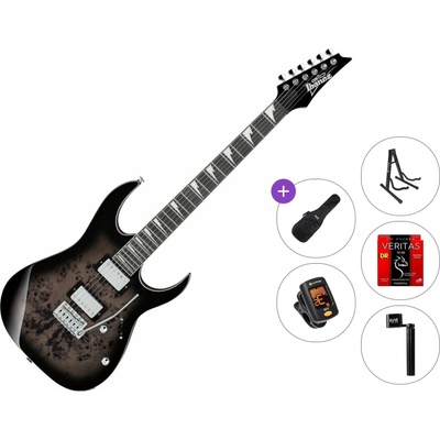 Ibanez GRG220PA1-BKB Standard SET Transparent Brown Black Sunburst Електрическа китара