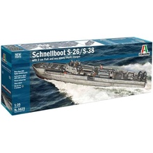 Italeri Model Kit loď 5625 SCHNELLBOOT S 26/S 38 1:35