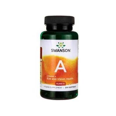 Swanson Витамин А, Vitamin A 10000 IU / 250 Soft. , 4274