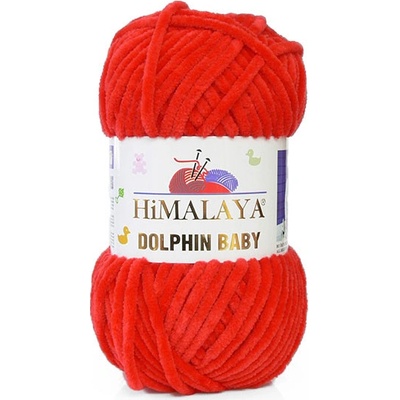 Himalaya Příze Dolphin Baby 80318 červená
