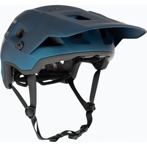 MET Велосипедна каска MET Terranova teal blue/black metalic matt