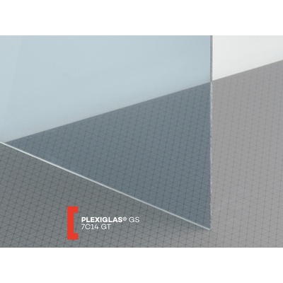 Röhm Plexisklo Plexiglas GS 3 mm 7C14 1010 x 2030 mm sivé 1 ks