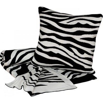 SCANquilt Deka pletená Design zebra 130x190