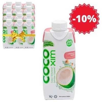 Cocoxim Kokosová voda lotosový kvet 12 x 330 ml
