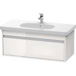 Duravit Ketho - Шкафче за умивалник 41x100x46 см, 1 чекмедже, лъскаво бяло KT666802222 (KT666802222)