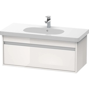 Duravit Ketho - Шкафче за умивалник 41x100x46 см, 1 чекмедже, лъскаво бяло KT666802222 (KT666802222)