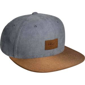 Reell Шапка с козирка Reell Suede Cap - Blue Grey Cord - размер One Size (204-6299-1411)
