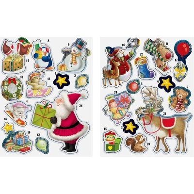 MFP MFP 8886002 samolepkový adventní kalendář Motiv: Číslo 4