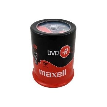 Maxell DVD-R MAXELL, 4, 7 GB, 16x, 100 бр. CAKE BOX (V-ML-DDVD-R4.7-100PK-CAKE)