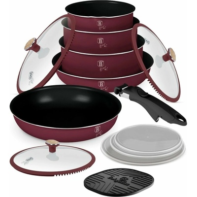 BERLINGERHAUS Sada nádobí s titanovým povrchem 13 ks Leonardo Nordic Collection BH-8418