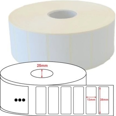 Z Ultimate 3000T White 38x13 mm 4650 ks role ZEBRA