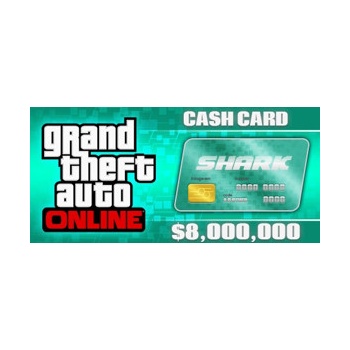 Grand Theft Auto Online Megalodon Shark Cash Card 8,000,000$