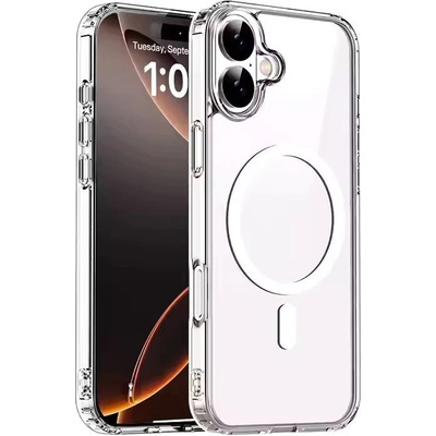 Cyoo Силиконов калъф за Apple iPhone 16 Plus, Magsafe, прозрачен (123612)