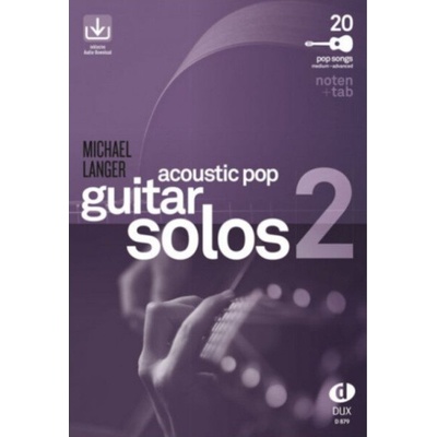 Acoustic Pop Guitar Solos 2 20 skladieb pre gitaru v prevedení TAB