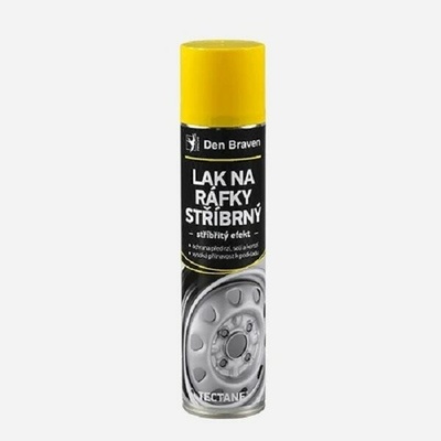 Den Braven Lak na ráfiky 400 ml strieborný