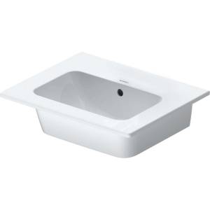 Duravit ME by Starck - Мивка 53x43 см, с преливник, без отвор за смесител, DuraShield, бяла 233653AA60 (233653AA60)