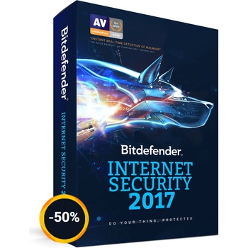 Bitdefender Internet Security 3 lic. 3 roky (VL11033003-EN)