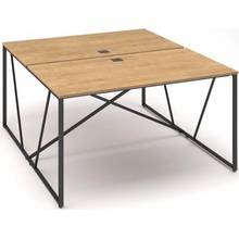 Lenza ProX dvoumístný 138 x 67 x 74,3 cm černý