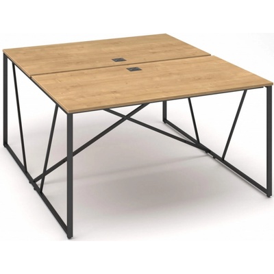 Lenza ProX dvoumístný 138 x 67 x 74,3 cm černý