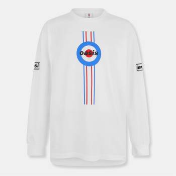 Levi's Фланелка с дълъг ръкав Levis x Oasis Long Sleeve Tee - White