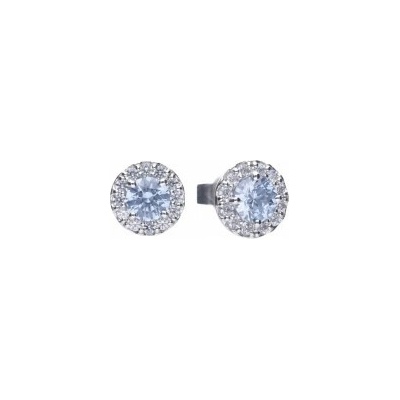 Diamonfire Luxusné strieborné náušnice E5776