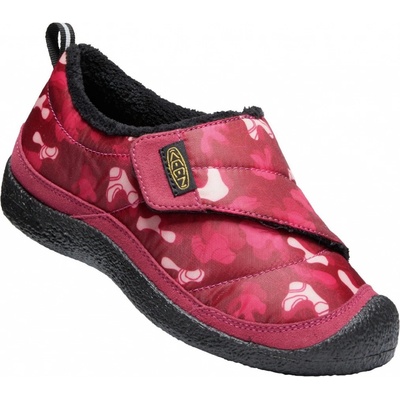 Keen dětské boty Howser Low Wrap Children jam/rhubarb růžová