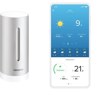 Legrand Additional Smart Indoor Module for Weather Station, silver - Netatmo, NIM01-WW (NIM01-WW)