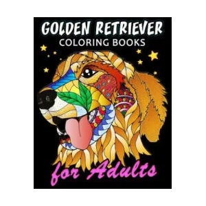 Golden Retriever Coloring Book for ADULTS: Dog and Puppy Coloring Book Easy, Fun, Beautiful Coloring Pages | Kodomo Publishing (2018)