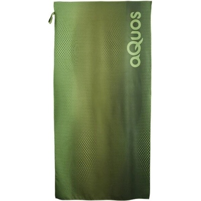 Aquos Tech Towel rýchloschnúci športový uterák 75 x 150 zelená