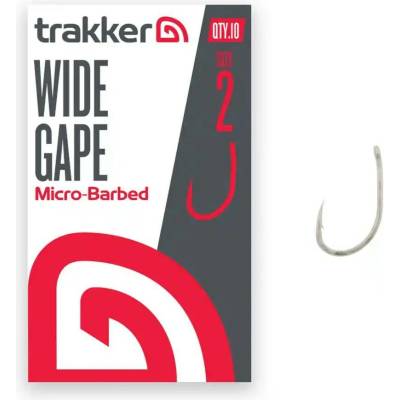 Trakker Wide Gape Hooks Micro Barbed vel.2 10 ks