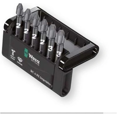 Wera 057692 Sada bitů Bit-Check 6 PZ Impaktor 1 6 ks PZ