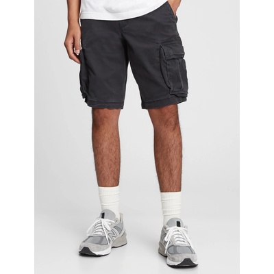 Cargo kraťasy twill GapFlex Černá