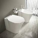 Ideal Standard Стояща тоалетна чиния BTW Ideal Standard Connect Air AquaBlade за вградено казанче (E004201)