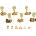 Gotoh SD90-SL MG 3L/3R GG Gold Тунинг част за китара (SD90-SL MG 3L/3R GG)