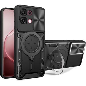 Techsuit Протектор - Камера - Oppo A6 Pro 4G / A6 Pro 5G - Techsuit CamGuard Pro - Черен