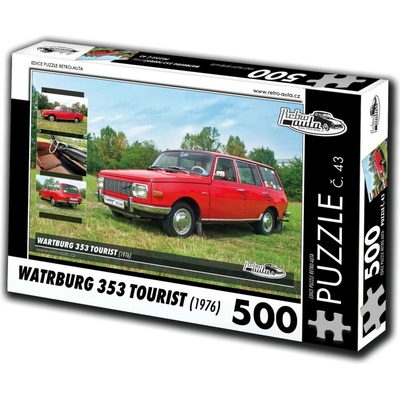 Retro-auta Wartburg 353 Tourist 1976 500 dílků