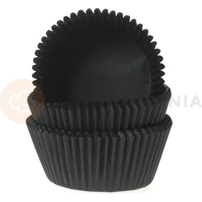 House of Marie Košíčky na cupcakečerná HM0039 černá průměr 5 cm 50 ks – Zboží Dáma