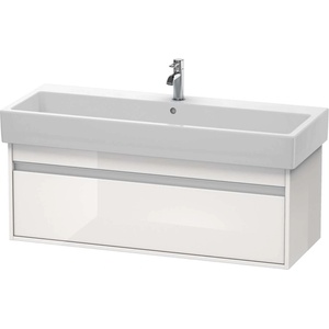 Duravit Ketho - Шкафче за умивалник 41x115x44 см, 1 чекмедже, лъскаво бяло KT668902222 (KT668902222)
