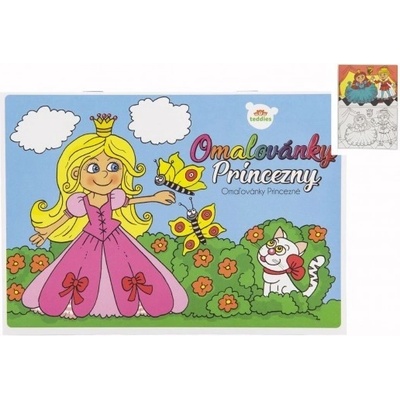 Teddies Omalovánky Princezny 21x15cm 8 listů A5