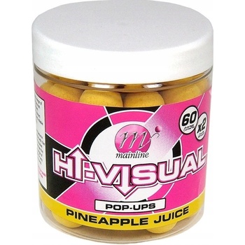 Mainline Plávajúce Boilies High Visual Pop-ups Pineapple Juice 15mm 50ks