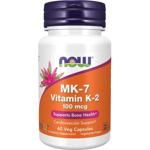 NOW MK-7 Vitamin K-2, 100 mcg, 60 капсули, Now