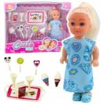 LEAN Toys Mini Doll Sweet Accessories Blue Dress Set