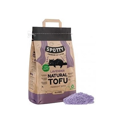 SPOTTY tofu lavander- Соева котешка тоалетна със свеж аромат на лавандула
