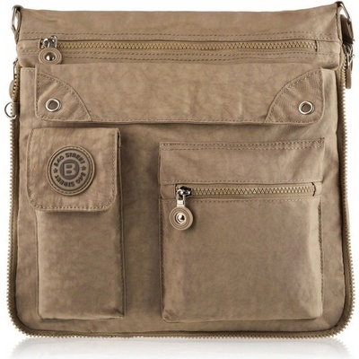 Bag Street béžová nylonová taška kabelka přes rameno