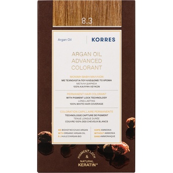 KORRES Боя за коса с арганово масло, 8.3 Златисто/Медено светлорусо