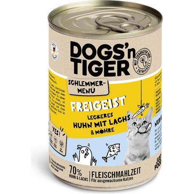 Dogsn Tiger gurmánske menu kuracie s lososom 6 x 400 g